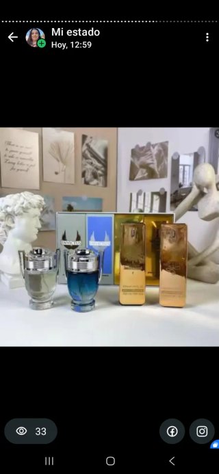 Estuche 4 Perfumes Nuevos