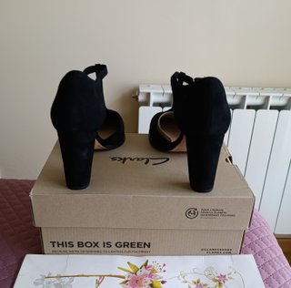 Salomé Tacón Piel Clarks Negro Talla 41 de 100€
