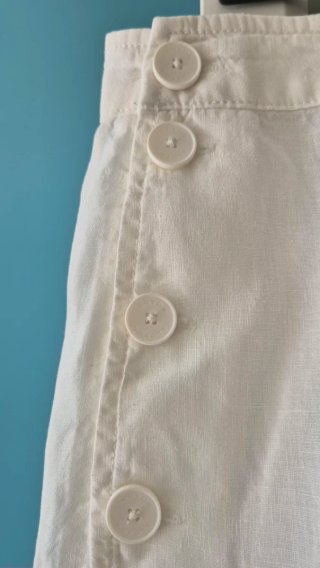 Pantalón Lino Blanco Lloyd's Talla 46