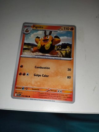 Carta Pokémon Pignite