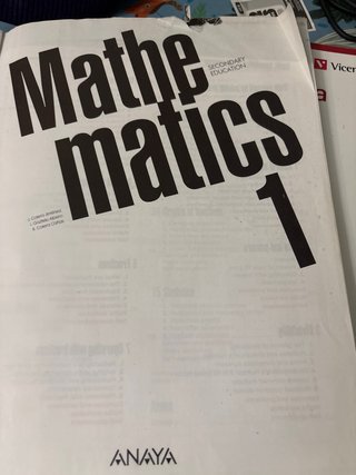 Mathematics 1. Student's Book