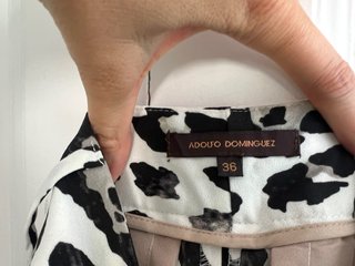 Pantalones Adolfo Dominguez Estampado Animal