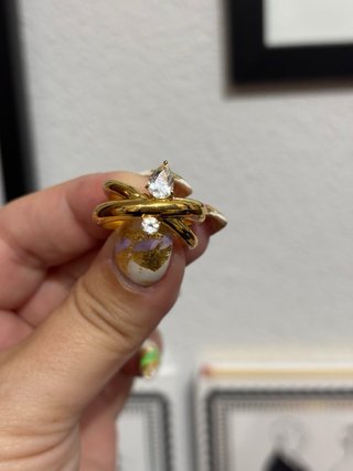 Anillo Aristocrazy bañado en oro