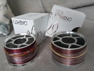 Bobinas Sea Fishing plateadas