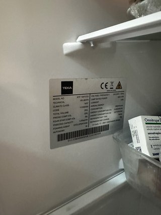 Frigorífico Teka Blanco Recogida en Fuengirola