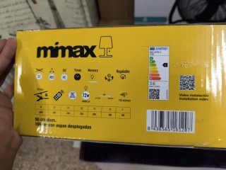 Lámpara Ventilador Calima