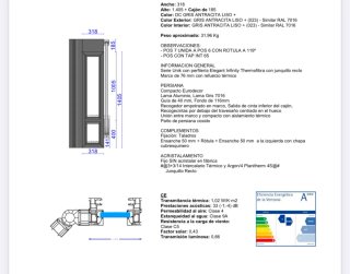 ¡¡NUEVA!! VENTANA CLIMALIT OSCILOBATIENTE CON LLAV