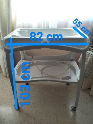 Bañera cambiador Brevi para bebé
