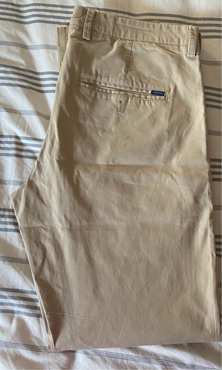 Pantalón chino hombre beige