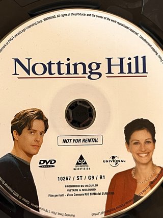 DVD Notting Hill (Julia Roberts, Hugh Grant)e