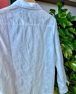 Blusa bordada de algodón - Nueva -