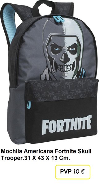 Mochila Fortnite Skull Trooper 44 cm