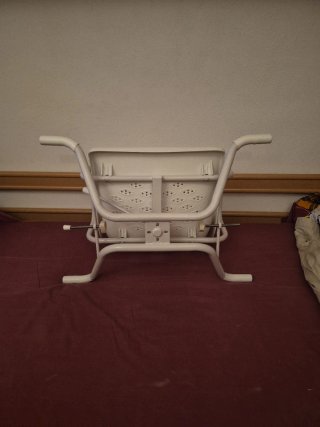 Silla de Bañera Blanca giratoria