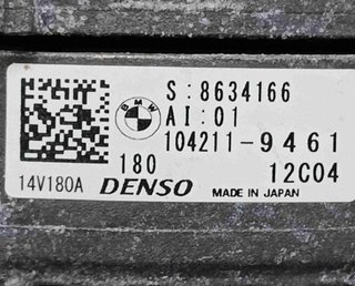 Alternador bmw 12318634166 / 12318634167 3 2622433