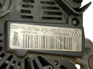 ALTERNADOR RENAULT MEGANE III COUPE F9QP8 8200757