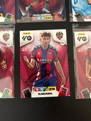 Colección Cartas Levante UD Firmadas