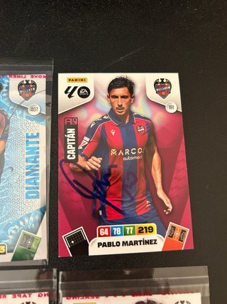 Colección Cartas Levante UD Firmadas