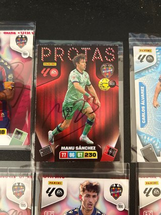Colección Cartas Levante UD Firmadas
