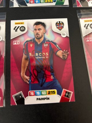 Colección Cartas Levante UD Firmadas