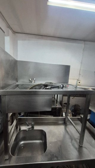 Fregadero industrial acero inoxidable