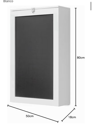 Escritorio Plegable Pared Blanco