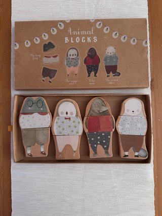 Animal blocks, Zara Home. Puzle tipo imantado