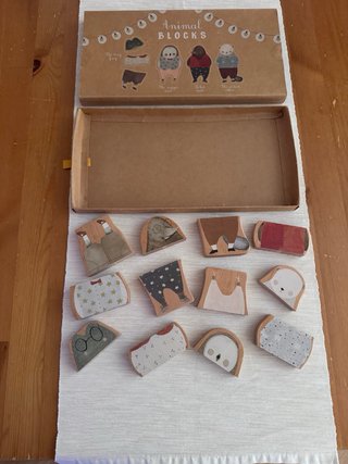 Animal blocks, Zara Home. Puzle tipo imantado