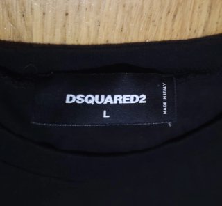 Camiseta DSQUARED2 Milano Talla L Negra