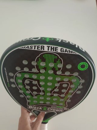 Pala pádel Black Crown Pitón 12K+ Attack