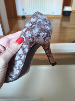 Zapatos de tacón de piel espectaculares