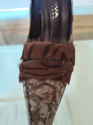 Zapatos de tacón de piel espectaculares