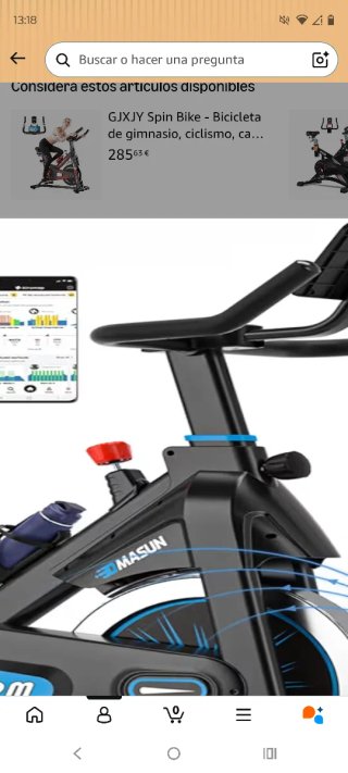 Bicicleta Estática MasunSpeed Bike aún en garantía