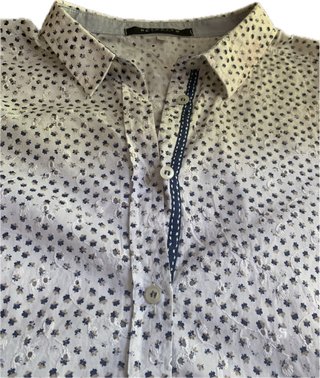 Camicia Ritrat donna manica lunga fantasia