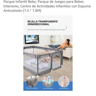 Parque Infantil Bebé 1.5x1.8M