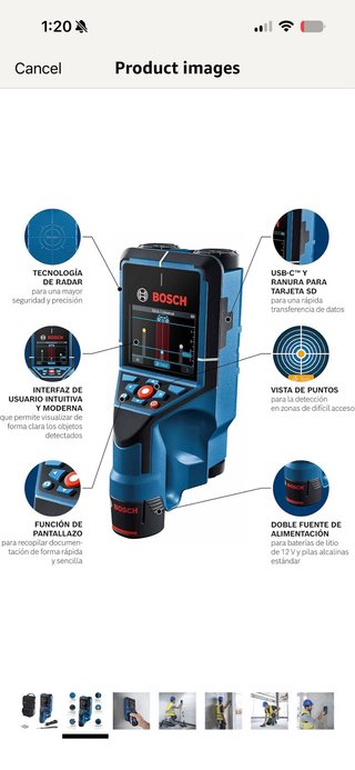 Bosch Professional D-tect 200 C Detector (Voltage