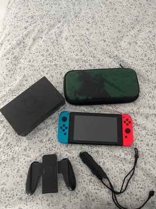 Nintendo Switch Azul/Rojo + Accesorios