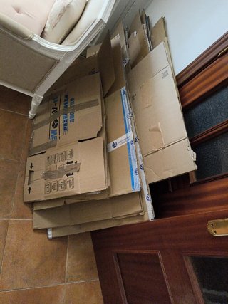 Cajas para mudanza.