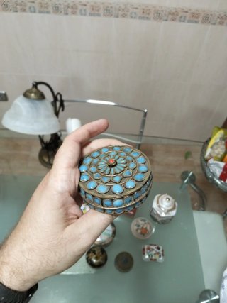 Lote Cajas Decorativas Antiguas Variadas
