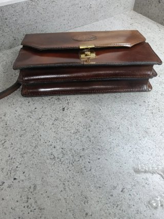 Cartera de mano caballero piel