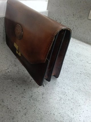 Cartera de mano caballero piel