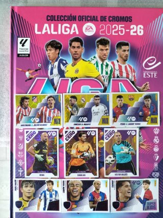 PACK DE CROMOS LIGA PANINI, 5 CÉNTIMOS LA UNIDAD.