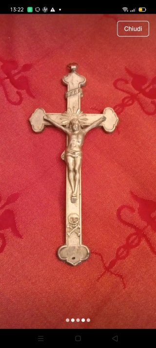 Crocifisso vintage anni '20