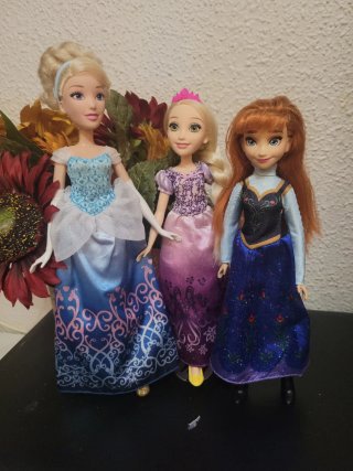 Lote de 3 Muñecas Princesas Disney