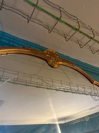 Espejo Grande Antiguo Dorado