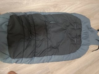 Saco y manoplas invierno carrito bebé