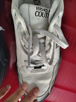 Scarpe Versace Jeans Couture grigio/bianco