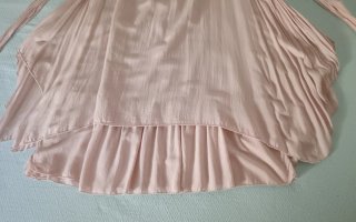 Falda larga rosa viejo