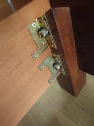 Cama madera maciza con cabecero polipiel