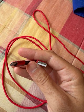 Cable Carga Rápida USB-C Rojo