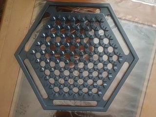 Juego vintage de mesa Abalone